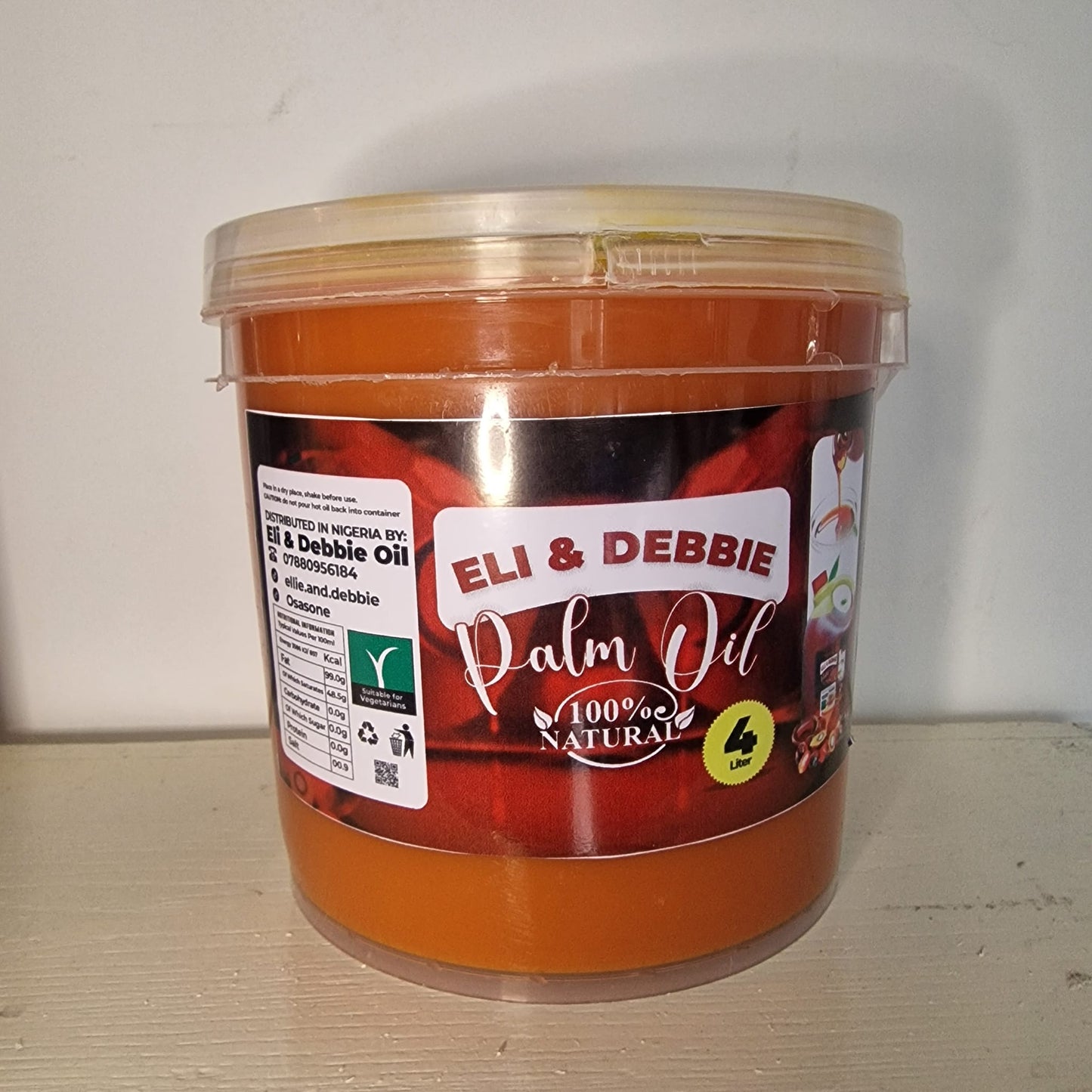 Eli & Debbie Palm Oil – 100% Natural & Unrefined