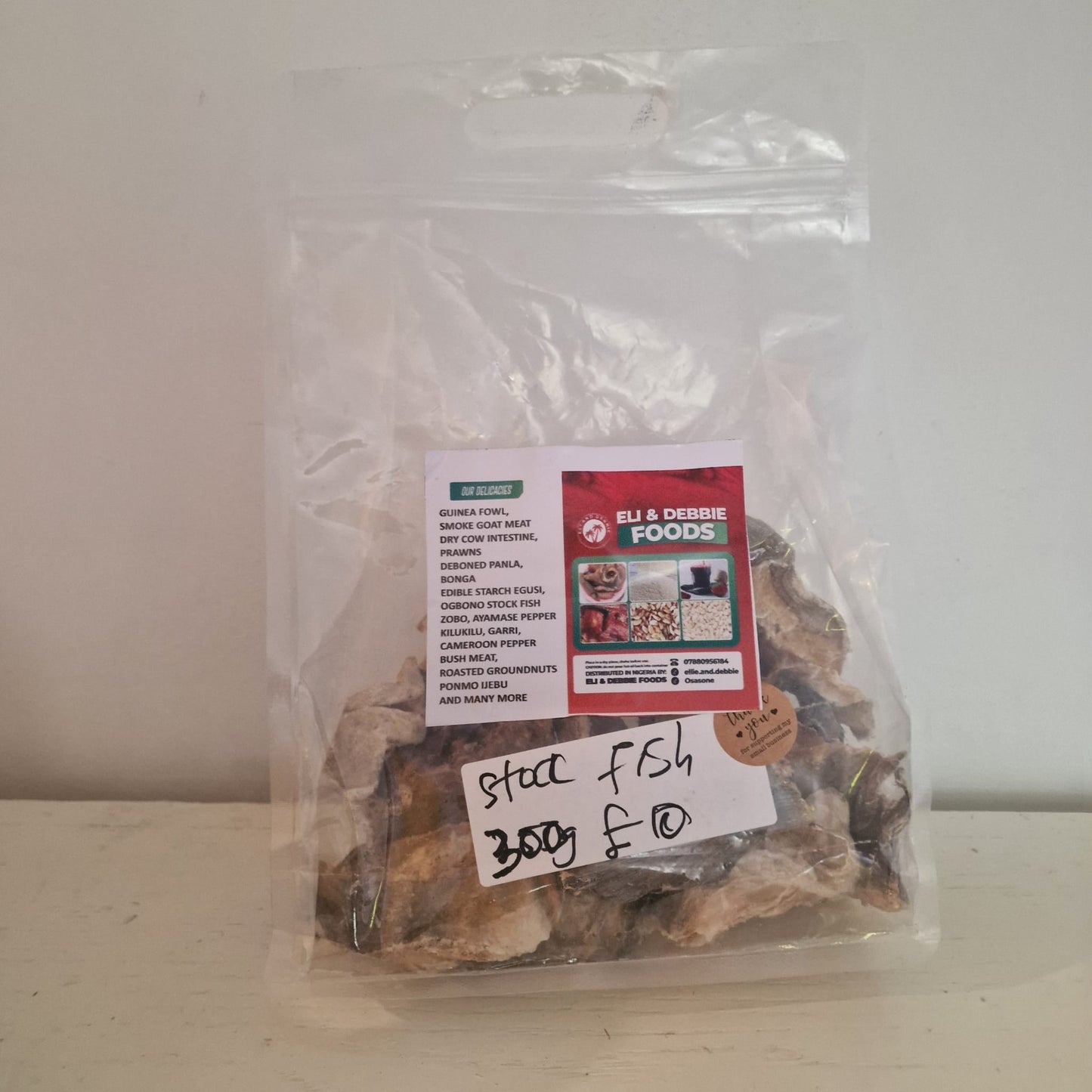Stock Fish Culter – Premium Dried Cod Cuts | African Cooking Ingredient | Eli & Debbie
