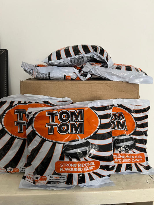 Tom Tom – Strong Menthol Flavoured Candy (152g Bag)