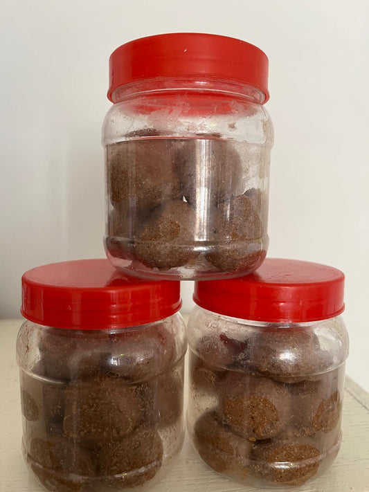 Dankwa – Nigerian Crunchy Peanut Snack | Sweet Groundnut Balls in Jar | Eli & Debbie