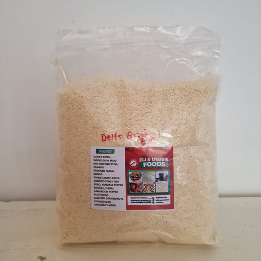 Ijebu Garri – Premium White Fermented Cassava Flakes