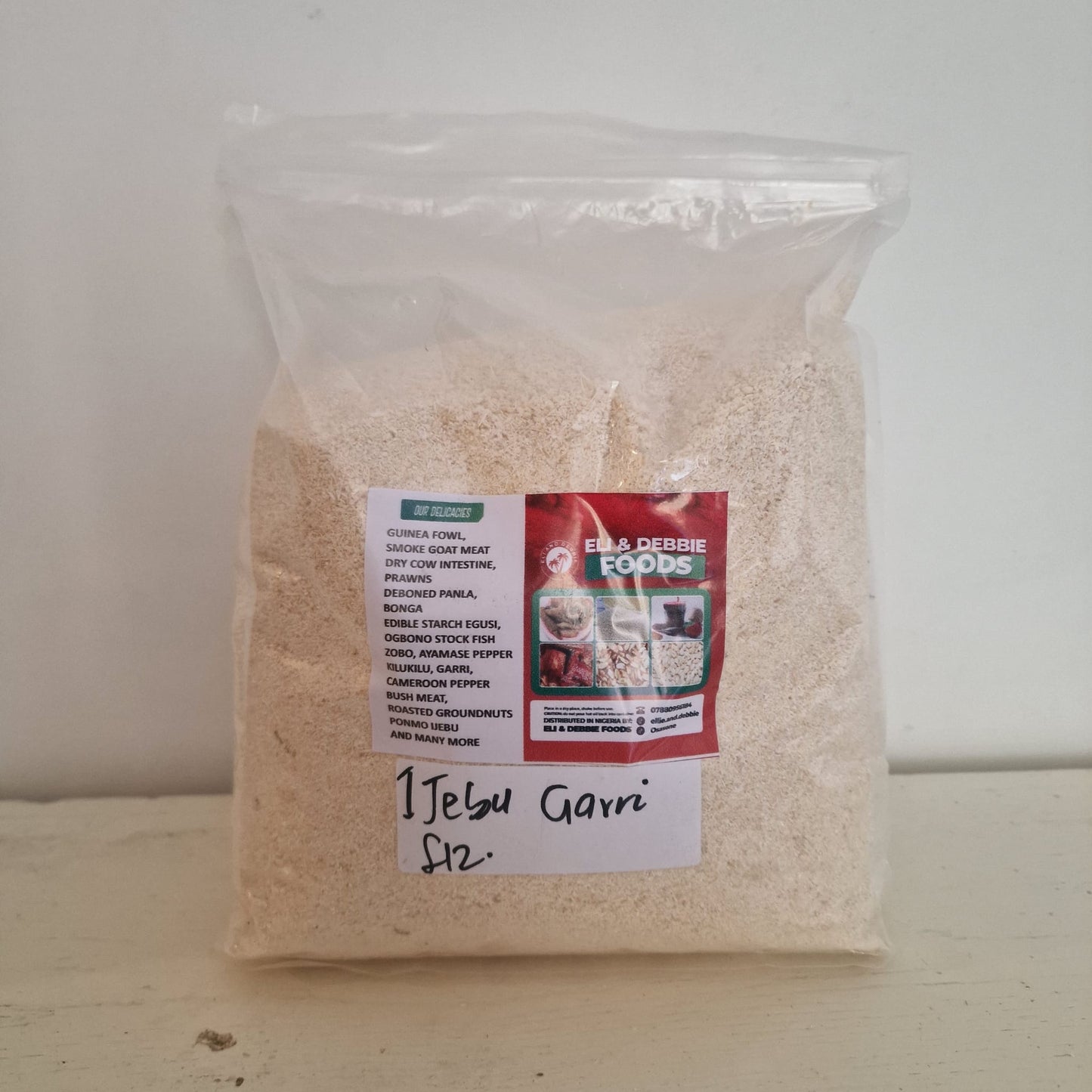Ijebu Garri – Premium White Fermented Cassava Flakes