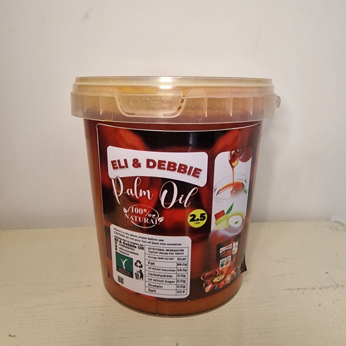 Eli & Debbie Palm Oil – 100% Natural & Unrefined