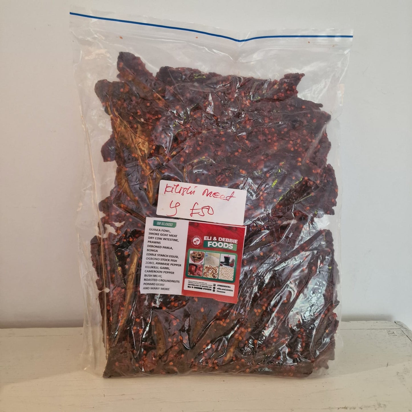 Kilishi – Nigerian Spicy Beef Jerky | Authentic Suya-Style Snack | Eli & Debbie Foods |